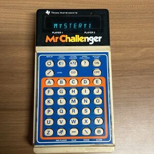 Vintage Texas Instruments Mr Challenger